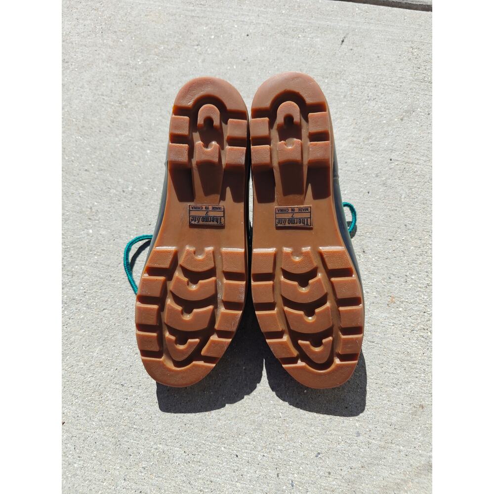 Woodstock Sorority Thermolite Blue and Green Waterproof Duck Boots size 7 - Picture 5 of 7